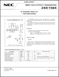 Click here to download 2SK1584-T1 Datasheet