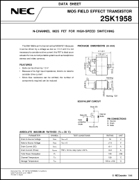 Click here to download 2SK1958-T1 Datasheet