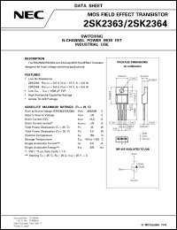 Click here to download 2SK2363 Datasheet