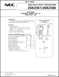 Click here to download 2SK2367 Datasheet