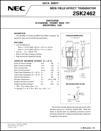 Click here to download 2SK2462 Datasheet