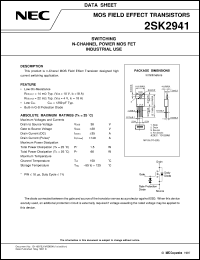 Click here to download 2SK2941-ZJ-E1 Datasheet