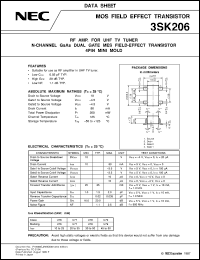 Click here to download 3SK206-T1 Datasheet