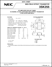 Click here to download 3SK255-T1 Datasheet