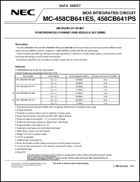 Click here to download MC-458CB641ES-A10 Datasheet