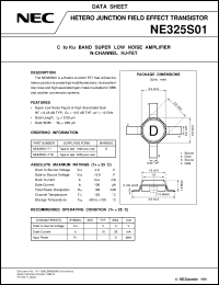 Click here to download NE325S01-T1B Datasheet