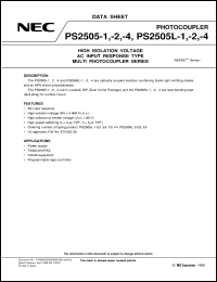 Click here to download PS2505 Datasheet