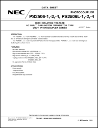 Click here to download PS2506L-1 Datasheet