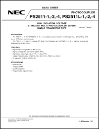 Click here to download PS2511-4 Datasheet
