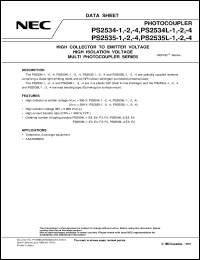 Click here to download PS2534-4 Datasheet