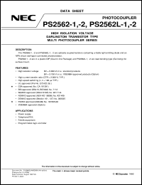 Click here to download PS2562-2-V Datasheet