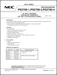 Click here to download PS2706-1 Datasheet