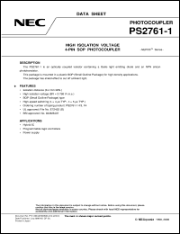 Click here to download PS2761-1-E4 Datasheet