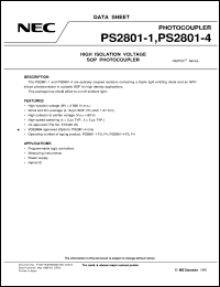 Click here to download PS2801-1 Datasheet