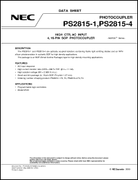 Click here to download PS2815-1 Datasheet