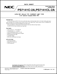 Click here to download PS7141-2A Datasheet