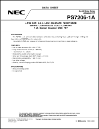 Click here to download PS7206-1A-F3 Datasheet