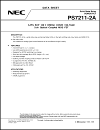 Click here to download PS7211-2A-F4 Datasheet