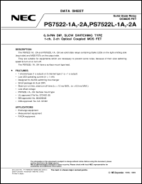 Click here to download PS7522-2A Datasheet