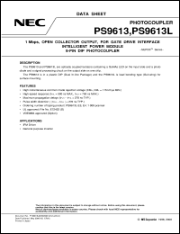 Click here to download PS9613L-E3 Datasheet