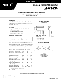 Click here to download UPA1434H Datasheet