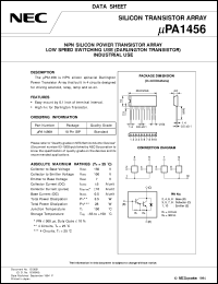 Click here to download uPA1456 Datasheet