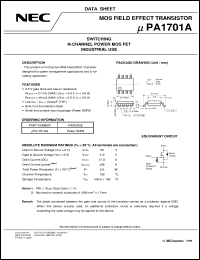 Click here to download UPA1701AG-E1 Datasheet