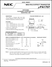 Click here to download UPA1707G-E2 Datasheet