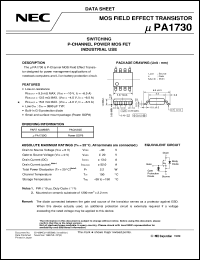 Click here to download UPA1730G-E1 Datasheet