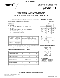 Click here to download UPA811T-T1 Datasheet