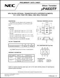 Click here to download UPA833 Datasheet