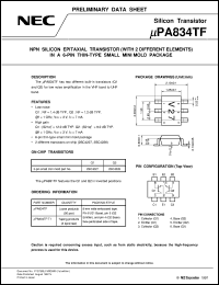 Click here to download UPA834TF-T1 Datasheet