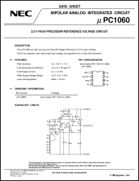 Click here to download UPC1060 Datasheet