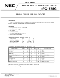 Click here to download UPC1675P Datasheet