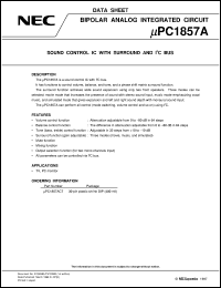 Click here to download UPC1857 Datasheet