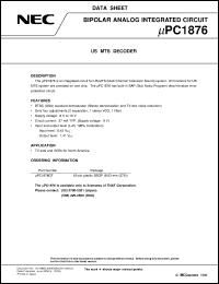 Click here to download UPC1876GT-E1 Datasheet