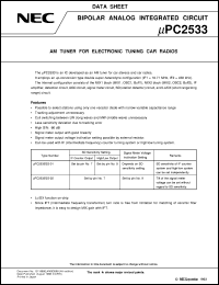 Click here to download UPC2533 Datasheet