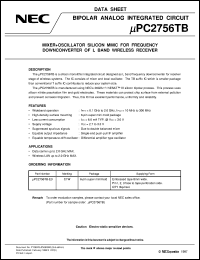 Click here to download UPC2756 Datasheet