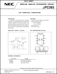 Click here to download UPC393G2-T2 Datasheet