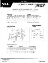 Click here to download UPC4061G2-E2 Datasheet