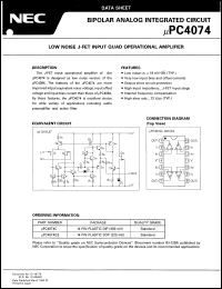 Click here to download UPC4074G2-T2 Datasheet