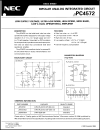 Click here to download UPC4572G2(5)-T2 Datasheet