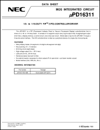 Click here to download UPD16311GC-AB6 Datasheet