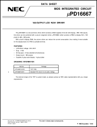 Click here to download UPD16667 Datasheet