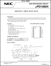 Click here to download UPD16804GS Datasheet