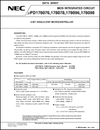 Click here to download UPD178076GF-XXX-3BA Datasheet