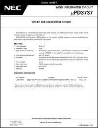 Click here to download UPD3737 Datasheet