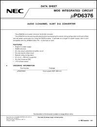 Click here to download UPD6376GS Datasheet