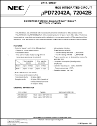 Click here to download UPD72042AGT Datasheet