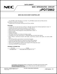 Click here to download UPD72862 Datasheet